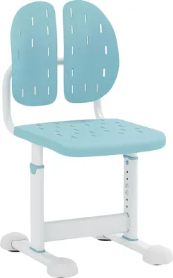 Produktbild von COSTWAY Schreibtischstuhl Kinder, 29,5-37,5cm höhenverstellbar, Kinderschreibtischstuhl mit Rückenlehne, Kinderstuhl für Kinder ab 3+, Blau