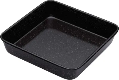 Productafbeelding van Vierkante Bakpan voor Cakes en Taarten - 23 x 23 x 4 cm, Krasbestendig, Vaatwasmachinebestendig