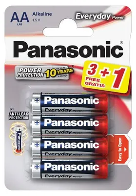 Obrázek produktu pro Baterie 3+1 PANASONIC AA LR6 EPS