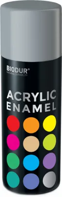 Produktbild von BIODUR Sprühlack - Telegrau 2 RAL 7046 Glanz - 400ml – Wetterfest & Schnelltrocknend