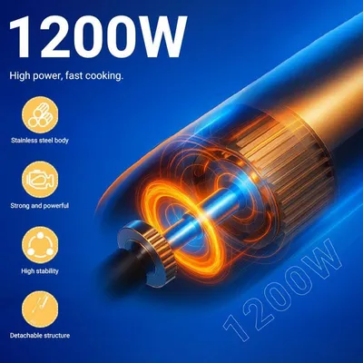 Obrázok produktu pre WOOX MX0205, Ponorný mixér, 0,6 L, 1200 W, Strieborná