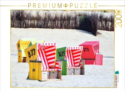 Produktbild von CALVENDO Puzzle Strand 2000 Teile Puzzle quer | 2000 Teile Lege-Größe 90x67cm Foto-Puzzle für glückliche Stunden