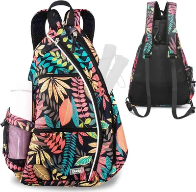 Image de Sac à dos, sac à bandoulière réglable, raquettes de badminton