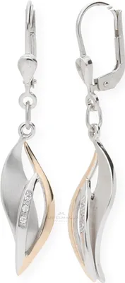 Produktbild von JuwelmaLux Ohrringe Silber 925 mit Zirkonia Roségold plattiert JL20-06-0176