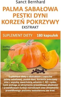 Produktbild von Sanct Bernhard Sabal-Kürbis-Brennnessel - 180 Kapseln
