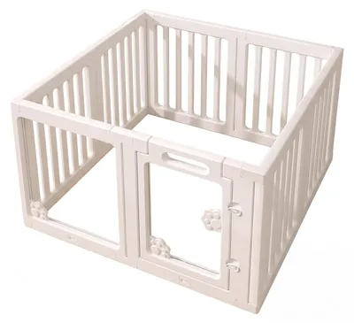 Immagine prodotto di Puppyren, pannello acrilico trasparente - 100 x 100 x 60 cm - recinto portatile per piccoli animali domestici da interno