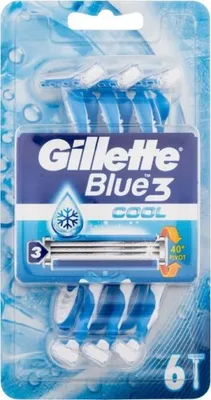 Obrázek produktu pro Gillette Blue 3 Cool Maszynka do golenia dla mczyzn, 6 sztuk