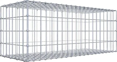 Produktbild von Gabione 100 cm x 40 cm x 40 cm (L x H x T), Maschenweite 5 cm x 10 cm, C-Ring