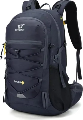 Produktbild von SKYSPER BOGDA 35L Wanderrucksack mit Rückenbelüftung Trinksystem Trekkingrucksack Blau