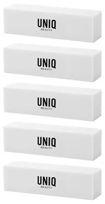 Obrázek produktu pro UNIQ pilník na nehty, balení po 5 kusech (zrnitost 120) – pilník pro manikúru a pedikúru
