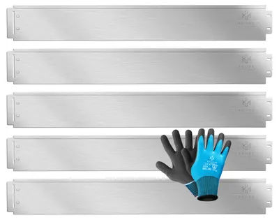 Produktbild von KESSER® Rasenkante 5-50m Beeteinfassung Beetumrandung Metall Palisade Mähkante