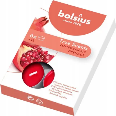Obrázok produktu pre Sviečka Voňavá Čajová 6Ks Pomegranate