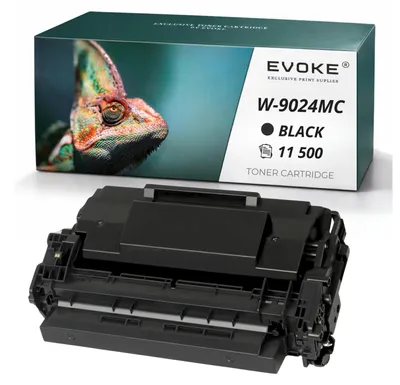 Obrázok produktu pre Tonériová kazeta Evoke kompatibilná s tlačiarňou HP W9024MC W-9024MC, čierna, výtlačnosť 11 500 strán, kompatibilná s modelmi LJ Managed E40040dn a MFP E42540f