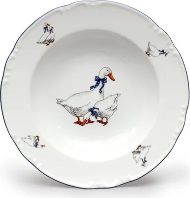 Obrázok produktu pre Thun 1794 Hlboký tanier, husi, 23 cm, český porcelán, Constance, Thun
