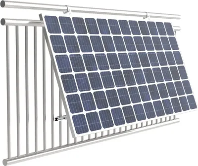 Produktbild von SolarModul Halterung, 15-30° Einfaches Solar-Montageset für Geländer, Balkonkraftwerke, Mini Solaranlage, PV anlage,