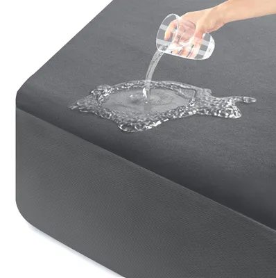 Image de Protection imperméable pour matelas, 200x200 cm, en microfibre, respirante et confortable