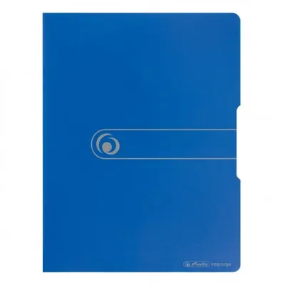 Produktbild von Herlitz 11207347, Blau, Polypropylen (PP), 20 Taschen, Porträt, A4, 1 Stück(e)