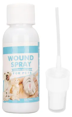 Produktbild von 30 ml Haustier-Wundspray verhindert Infektionen und fördert die Heilung. Hautpflege für Katzen und Hunde