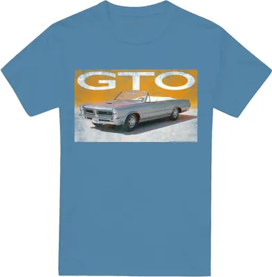 Imagen del producto de Camiseta "GTO" de Pontiac para hombre/mujer, diseño uni, modelo TV21167 (talla S), color azul Carolina