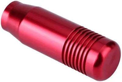 Zdjęcie produktu dla Aluminiowa rękojeść samochodowa - czerwona, aluminiowa - 8,5 cm - uniwersalna, pasująca do różnych pojazdów - okrągła