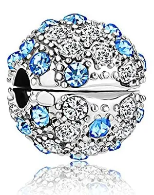 Immagine prodotto di Charm con perle colorate in argento 925