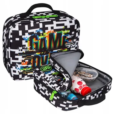 Produktbild von Coolpack Kühltasche Lunchbox Frühstücksbox Thermotasche Geräumig Game Over