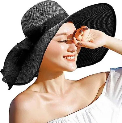 Produktbild von Famanu Sonnenhut Damen - Sommerhut - Strohhut UV - Strandhut - für Erwachsene
