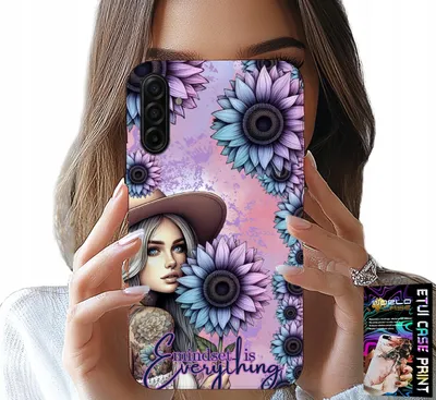 Produktbild von Etui Do Samsung Galaxy A57 5G - Kobieta W Słonecznikach, Kobiece Wzory
