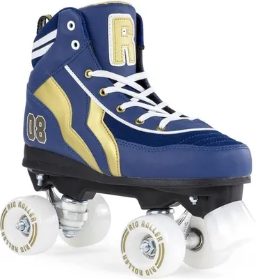 Image de Rio Roller Varsity Patins à roulettes bleu or