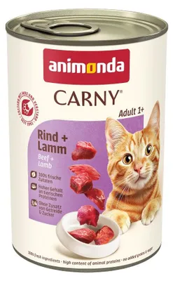 Zdjęcie produktu dla animonda Carny 4017721837217, Dorosły, Każda rasa, Wołowina, Jagnięcina, 400 g