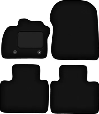 Produktbild von Schwarze Veloursmatten für: Renault Zoe Fließheck (2013-)