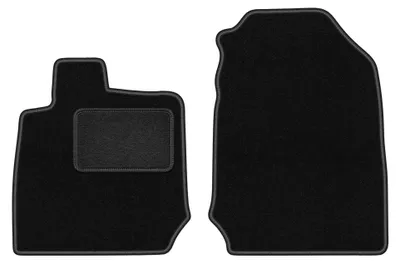 Immagine prodotto di Tappetini anteriori in moquette per Isuzu D-MAX III 2019- (pick-up) – 2 pezzi, neri, su misura – Wielganizator LUX