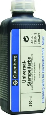 Produktbild von Stempelfarbe Universal 250ml schwarz