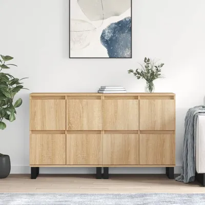 Produktbild von Sideboards 2 Stk. Sonoma-Eiche Holzwerkstoff