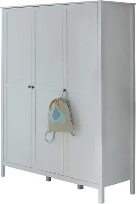 Produktbild von Weißer Kinderregal mit Aufnahmefach, 141 x 192 x 51 cm