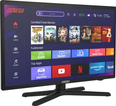 Produktbild von SELFSAT LED-TV Smart 1224, 61 cm (24"), , HD-Tuner, WLAN, Bluetooth