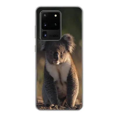 Produktbild von MuchoWow® Handyhülle Schutzhülle Hülle für Samsung Galaxy S20 Ultra Koala - Sonne - Tier - Kinder - Jungen - Mädchen Silikon Softcase Handy Hülle - Karteninhaber