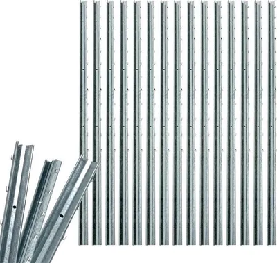 Produktbild von Z-Profil Weidezaun Pfosten 15x Wildzaun Pfahl 1,65 m Forstzaun Maschendrahtzaun