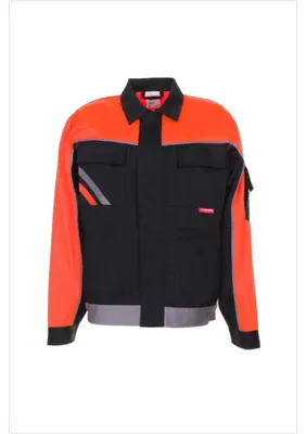 Produktbild von Planam Visline V1 Bundjacke schwarz/orange/zink Gr. 58, 2411058