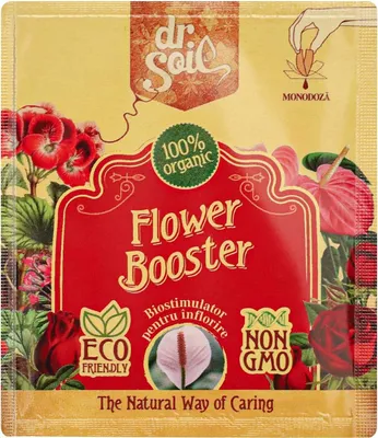 Produktbild von Dr.Soil FLOWER BOOSTER, Natürlicher Blühkraftverstärker 10ml Einzeldosis pro 1L Sprühlösung
