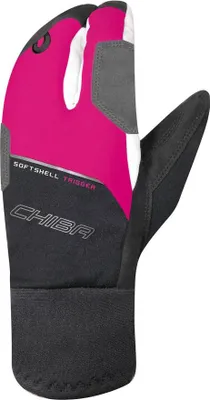 Produktbild von CHIBA Softshell Trigger - Radhandschuhe Lobster-Style, winddicht, Touchfinger...