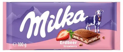 Image de Milka 760846 Milka Erdbeer Schokolade 100,0 g