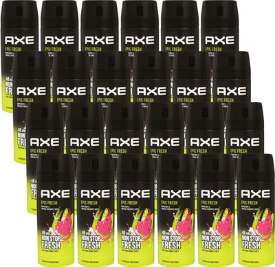 Produktbild von Axe Epic Fresh 24 x 150 ml Deo Deodorant Deospray Deodorant Bodyspray Deodorant Spray Herren Set