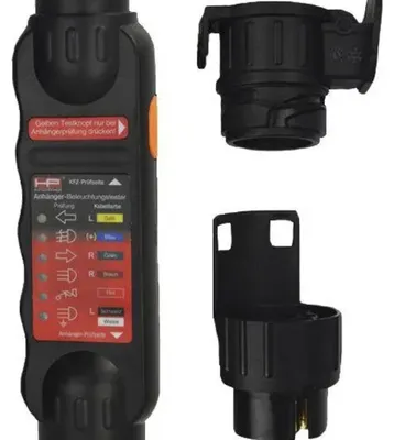 Imagen del producto de Probador de luces, 12 V, con adaptador de 7/13 pines