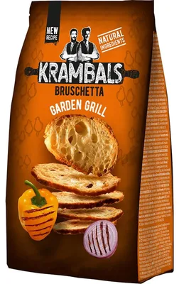Immagine prodotto di Krambals Bruschetta Garden Grill Chips di pane 70 g