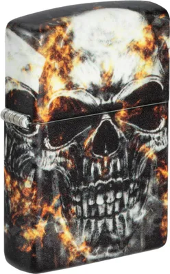 Produktbild von Zippo Feuerzeug 60006136 Smokey Skulls Sturmfeuerzeug Benzin