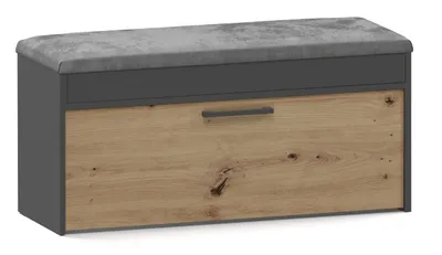 Immagine prodotto di Scarpiera con seduta MEELIS 1 - rovere artisan / antracite