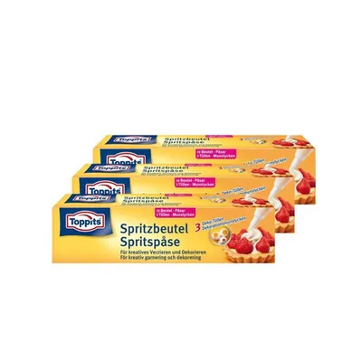 Produktbild von Toppits Spritz-Beutel für kreatives Verzieren undDekorieren (3er Pack)