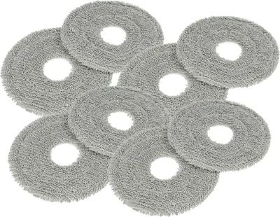 Produktbild von vhbw 8x Wischtuch kompatibel mit Dreame L20 Ultra Wischroboter, Putzroboter - Mopptuch, Wischmopp-Pad - Mikrofaser-Pad