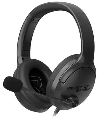 Zdjęcie produktu dla Spirit of Gamer PRO-H6, Przewodowa, Gaming, 240 g, Słuchawki, Czarny